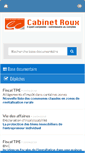 Mobile Screenshot of cabinetrouxvincent.com